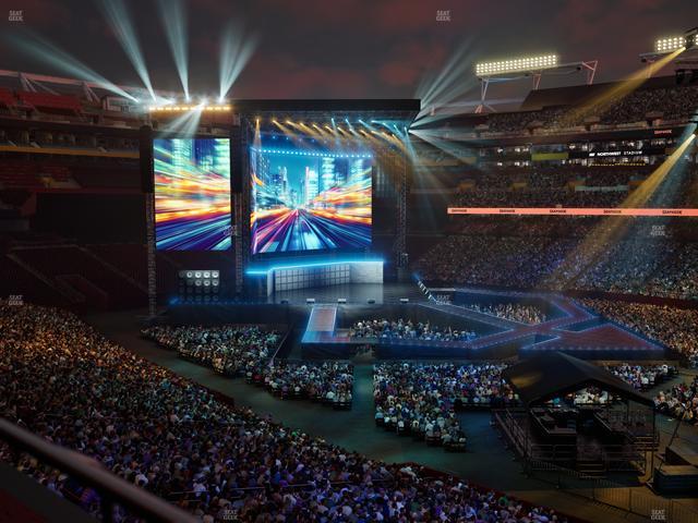 Northwest Stadium - Section 340 Seat View