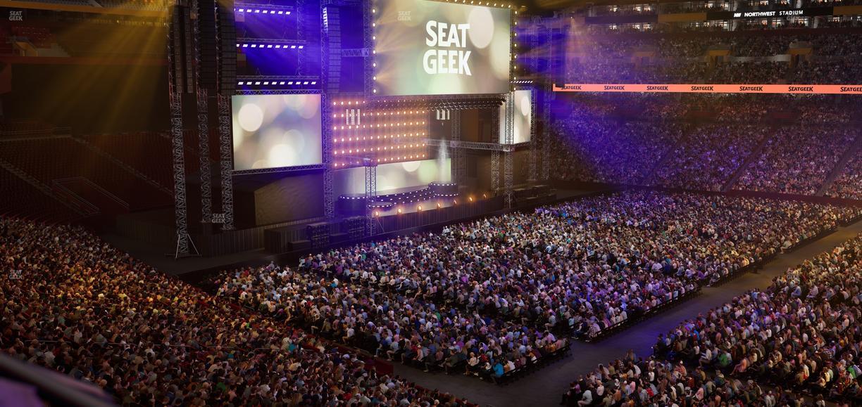 Northwest Stadium - Section 341 Seat View