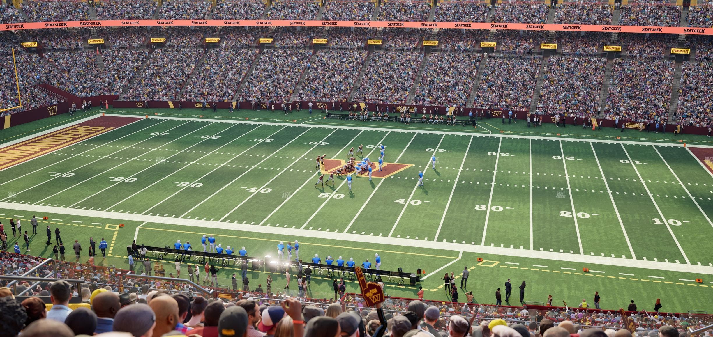 Northwest Stadium - Section 341 Seat View