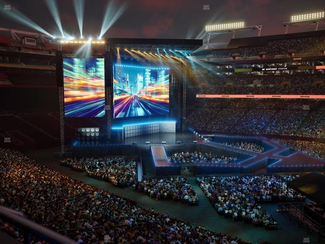 Northwest Stadium - Section 341 Seat View
