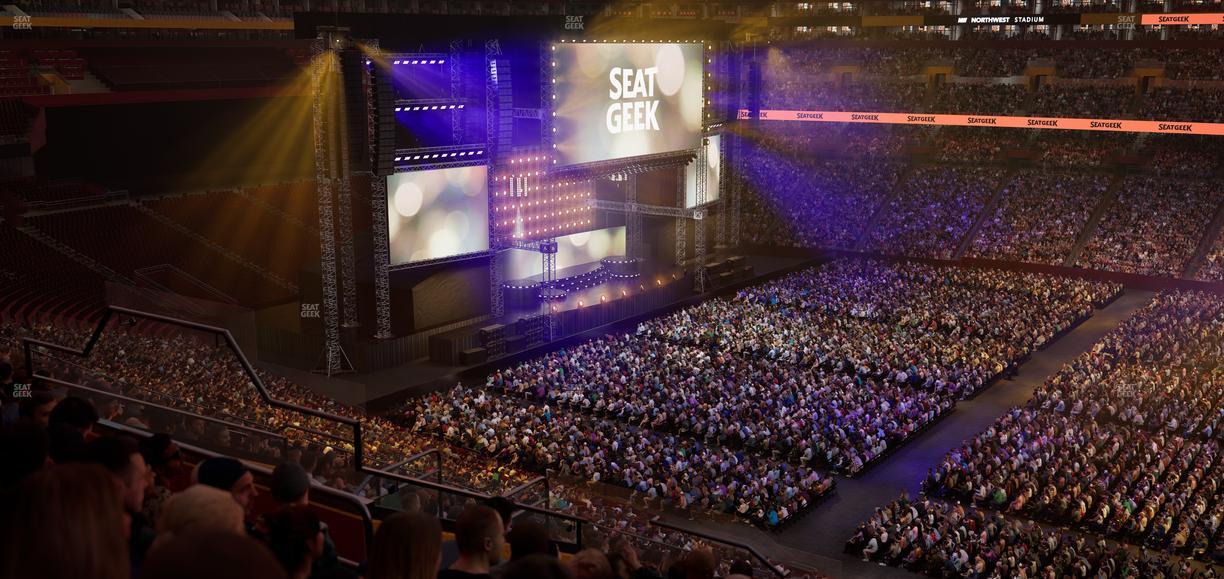 Northwest Stadium - Section 341 Seat View