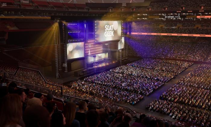 Northwest Stadium - Section 341 Seat View