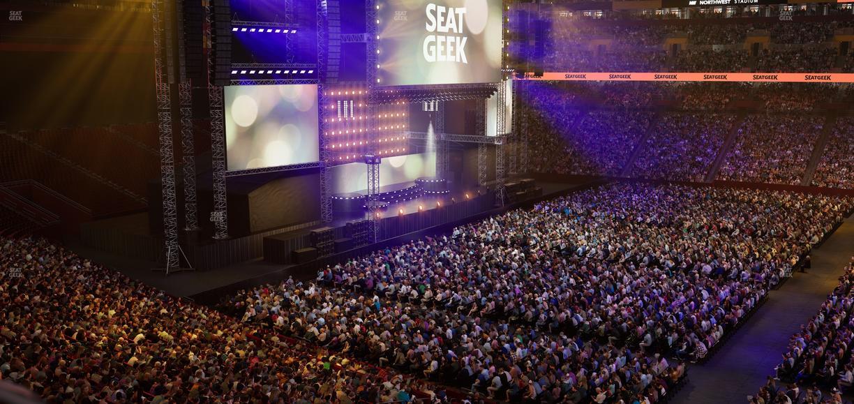 Northwest Stadium - Section 342 Seat View