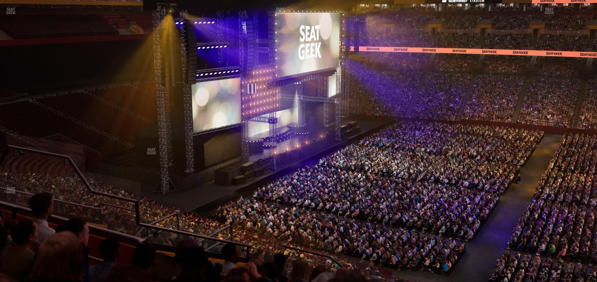 Northwest Stadium - Section 342 Seat View