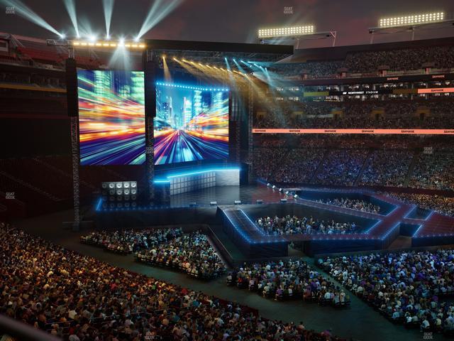 Northwest Stadium - Section 342 Seat View