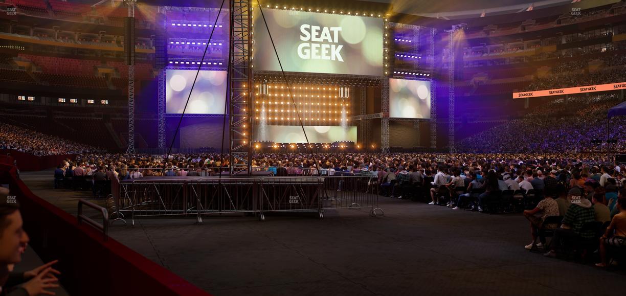 Northwest Stadium - Section 38 Seat View