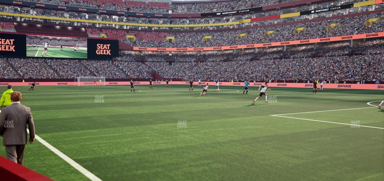 Northwest Stadium - Section 38 Seat View