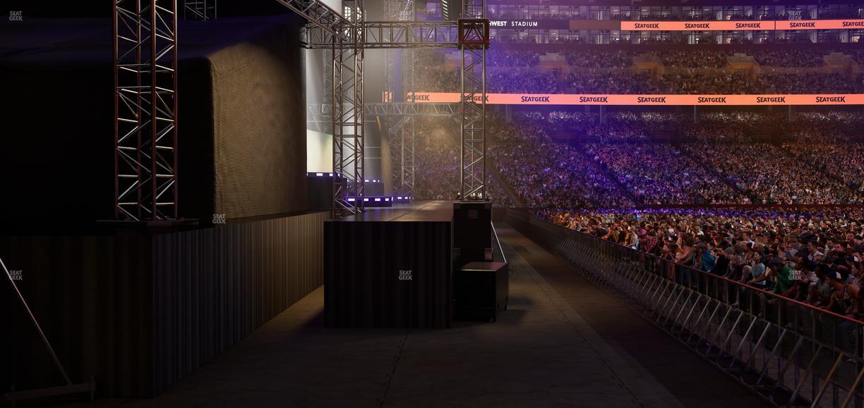 Northwest Stadium - Section 4 Seat View