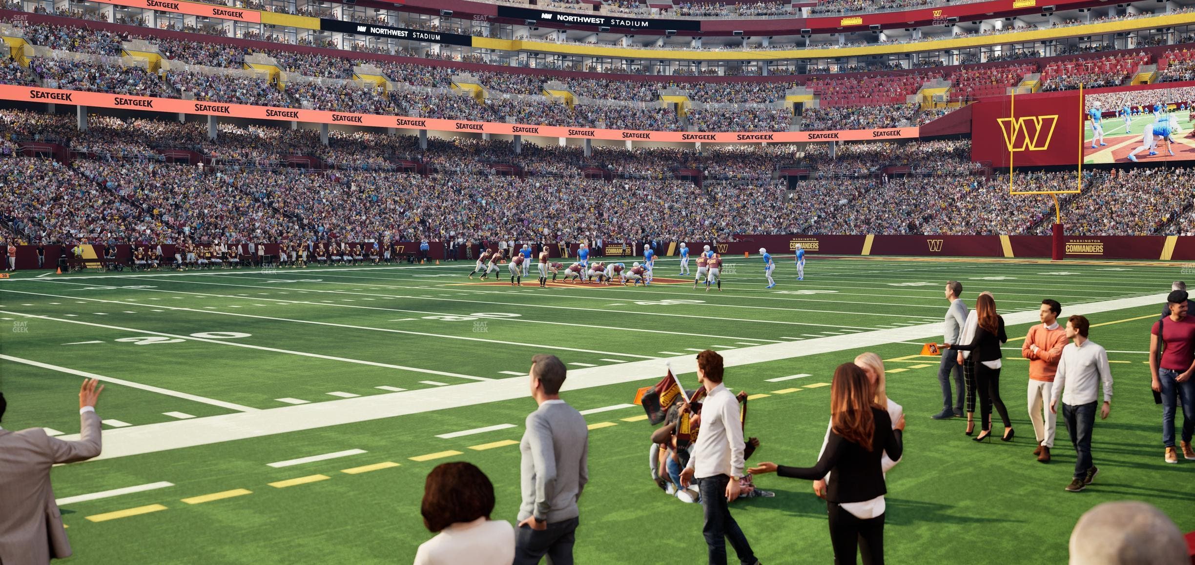 Northwest Stadium - Section 4 Seat View