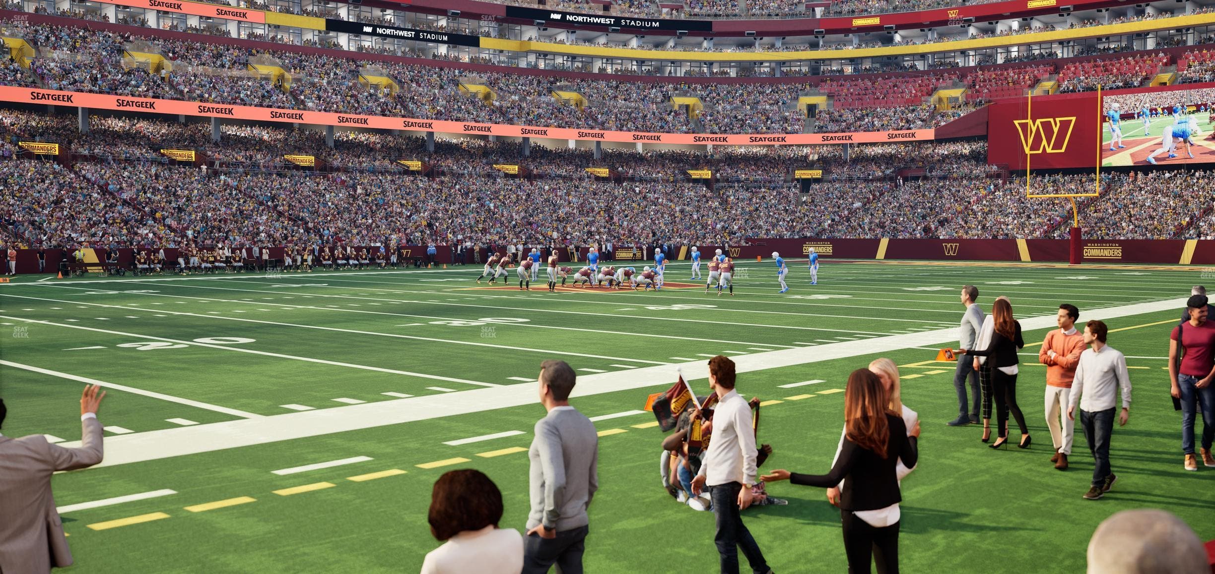 Northwest Stadium - Section 4 Seat View