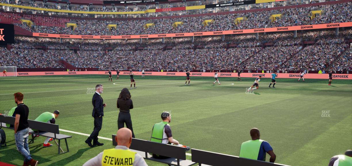 Northwest Stadium - Section 40 Seat View