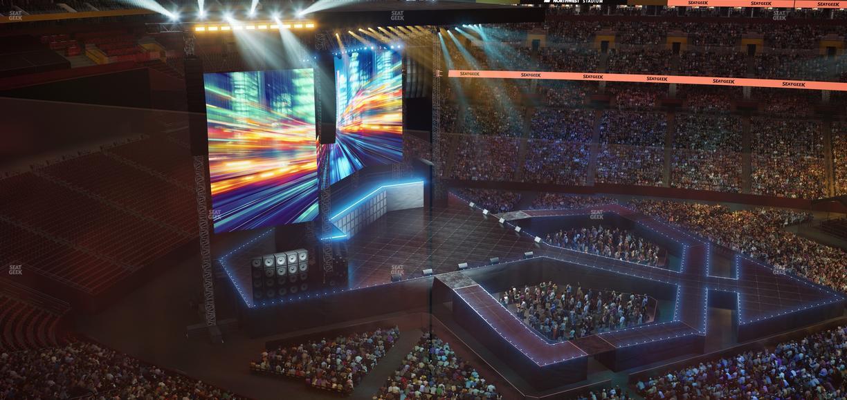 Northwest Stadium - Section 401 Seat View