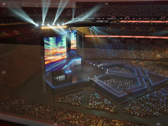 Northwest Stadium - Section 402 Seat View