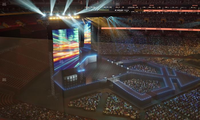 Northwest Stadium - Section 402 Seat View