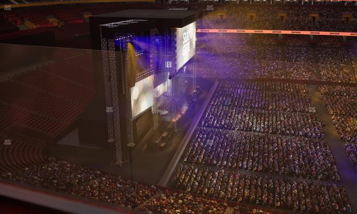 Northwest Stadium - Section 402 Seat View