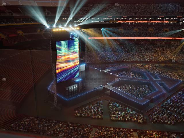 Northwest Stadium - Section 403 Seat View