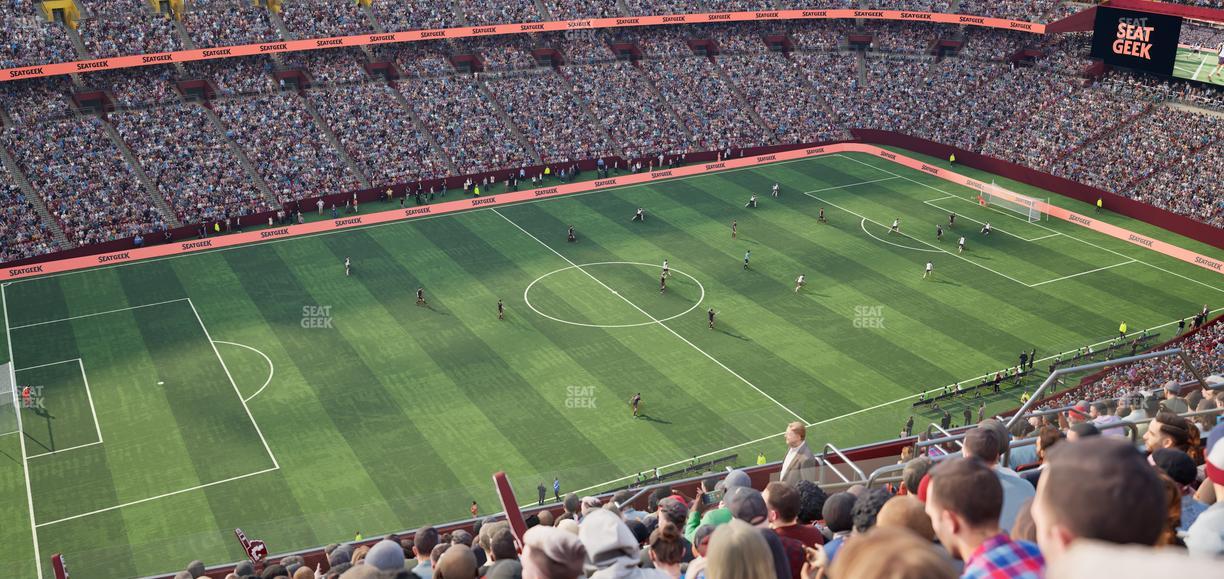 Northwest Stadium - Section 404 Seat View