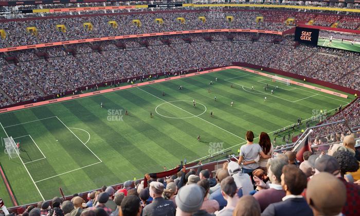 Northwest Stadium - Section 405 Seat View