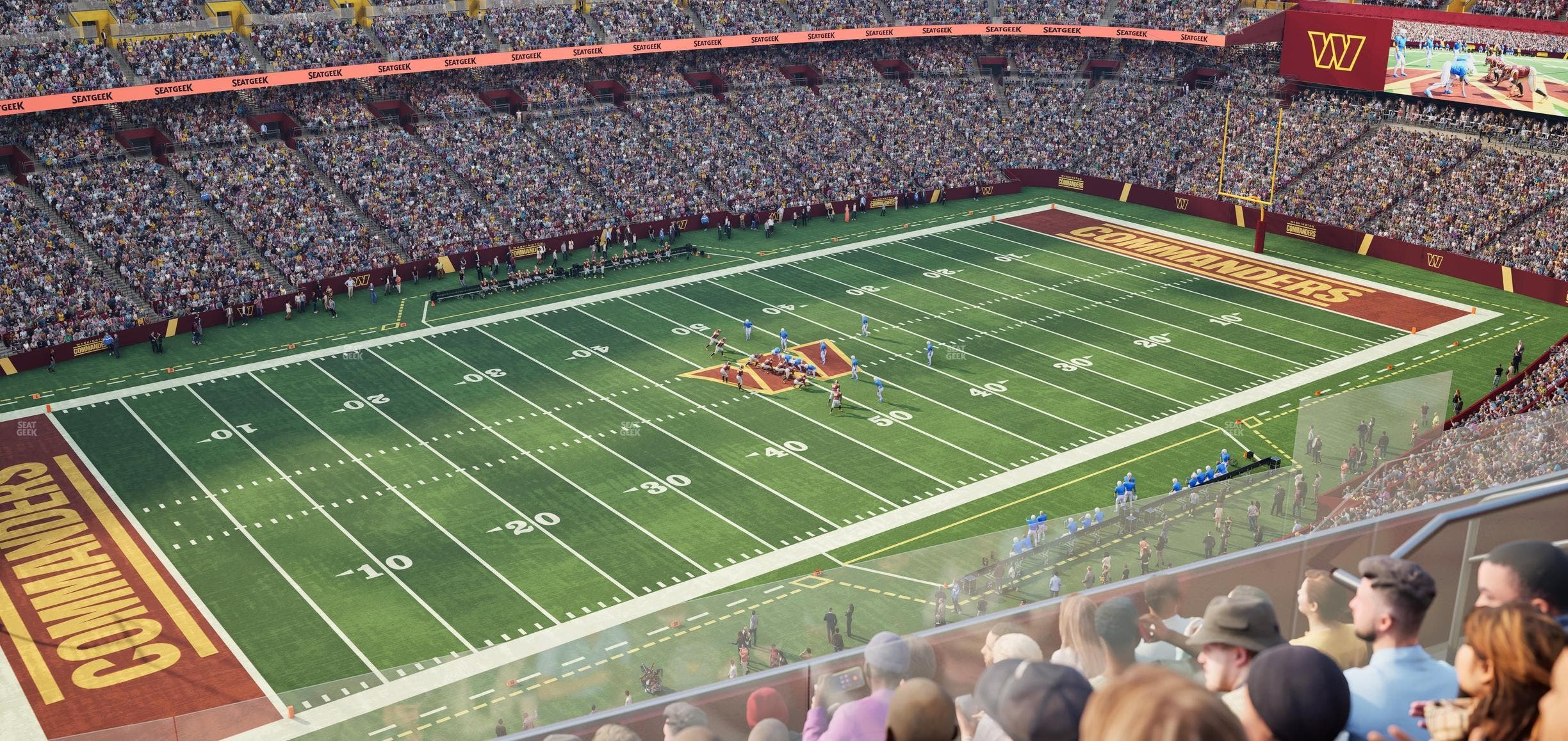 Northwest Stadium - Section 405 Seat View