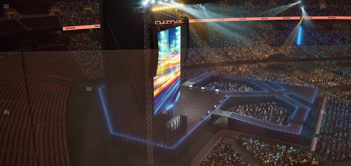 Northwest Stadium - Section 405 Seat View