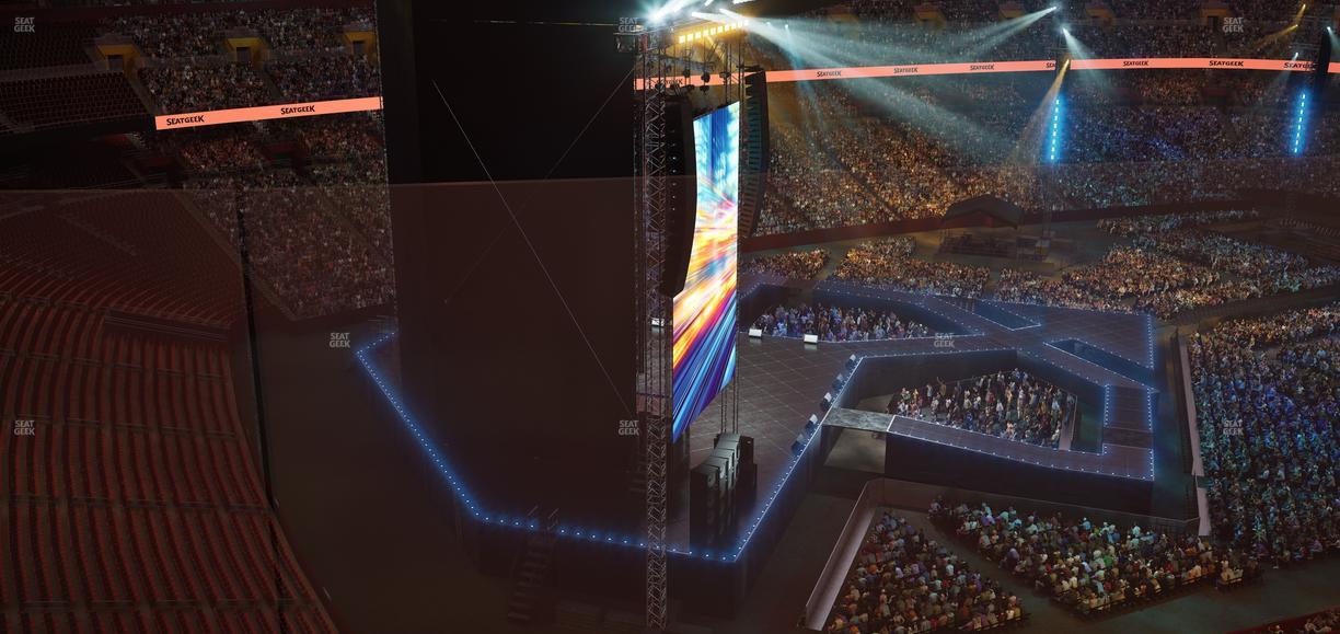 Northwest Stadium - Section 406 Seat View
