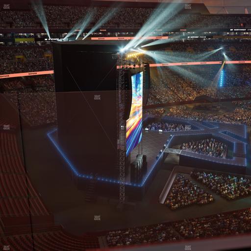 Northwest Stadium - Section 406 Seat View