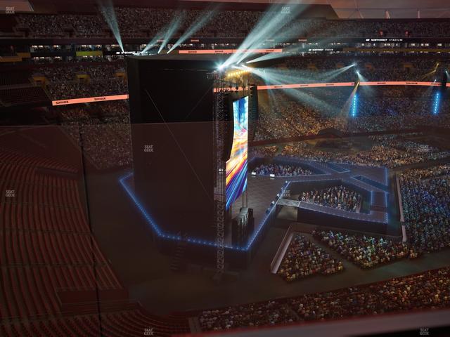 Northwest Stadium - Section 406 Seat View