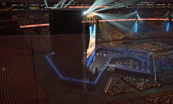 Northwest Stadium - Section 406 Seat View