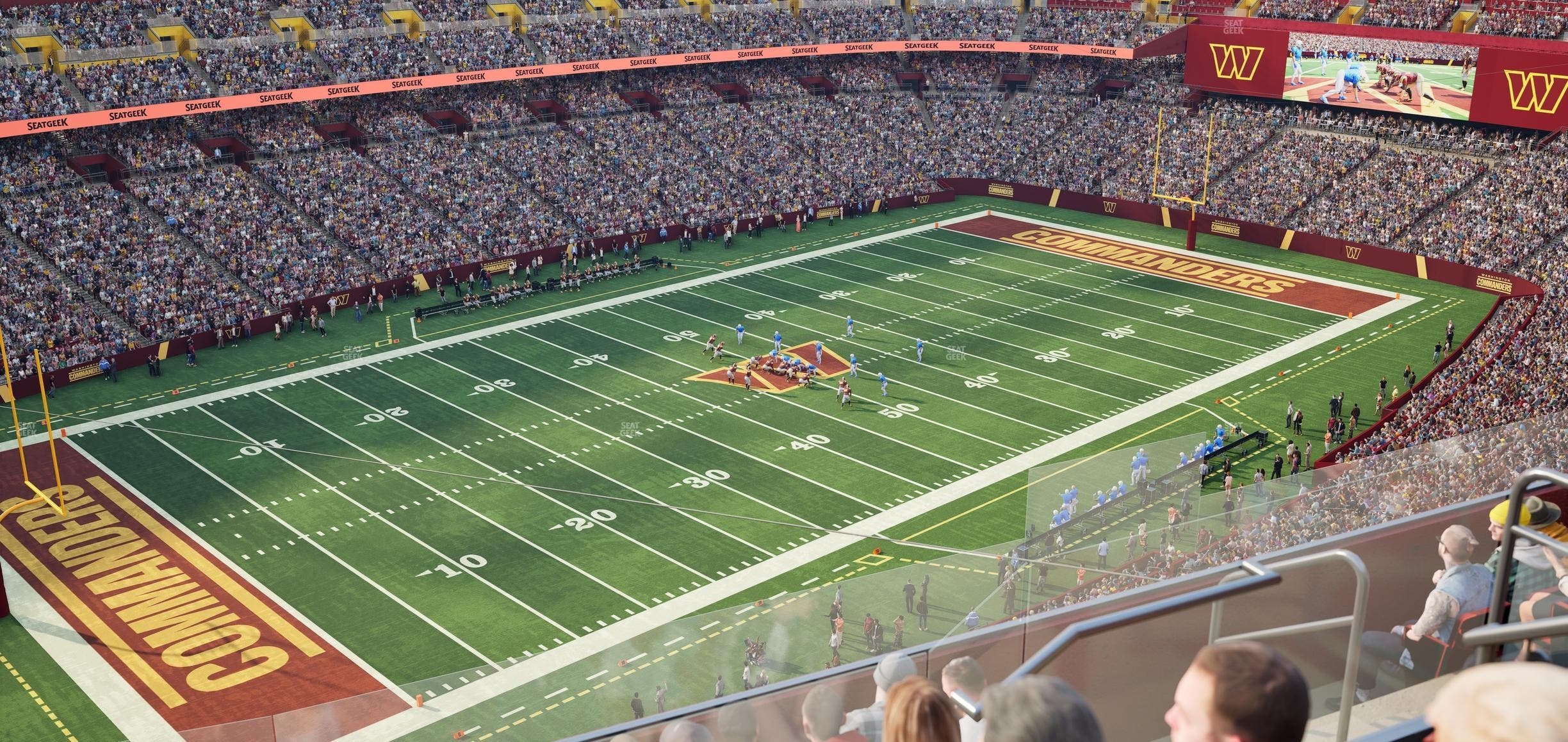 Northwest Stadium - Section 406 Seat View