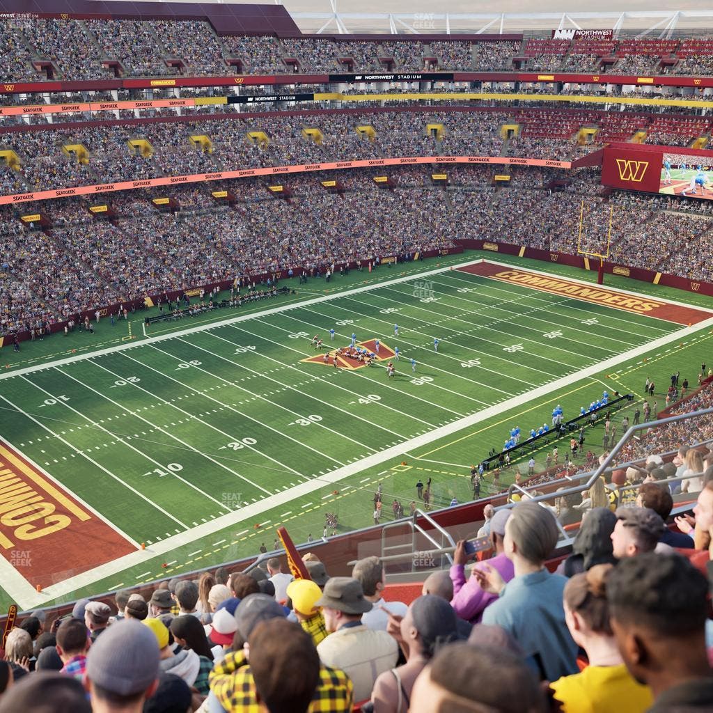 Northwest Stadium - Section 406 Seat View