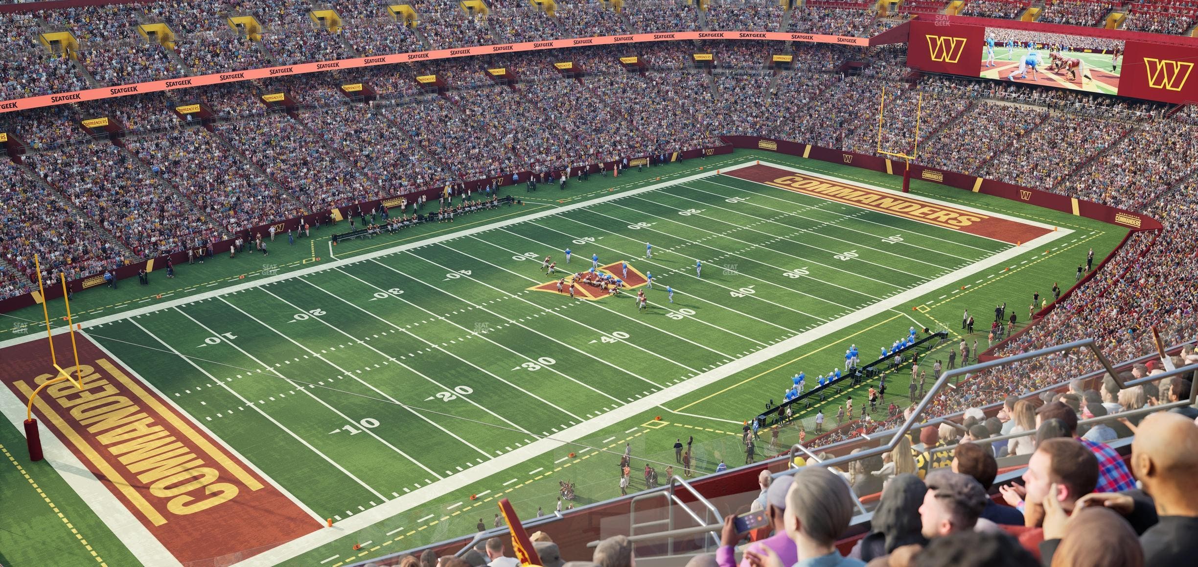 Northwest Stadium - Section 406 Seat View