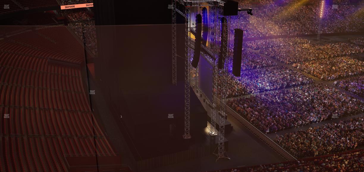 Northwest Stadium - Section 406 Seat View