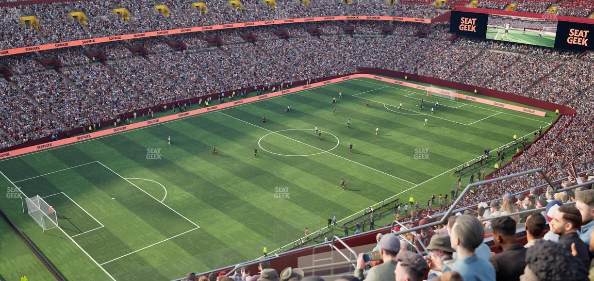 Northwest Stadium - Section 406 Seat View