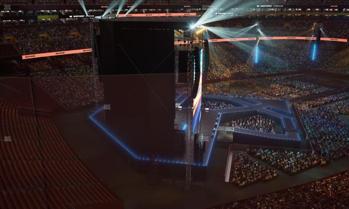 Northwest Stadium - Section 407 Seat View
