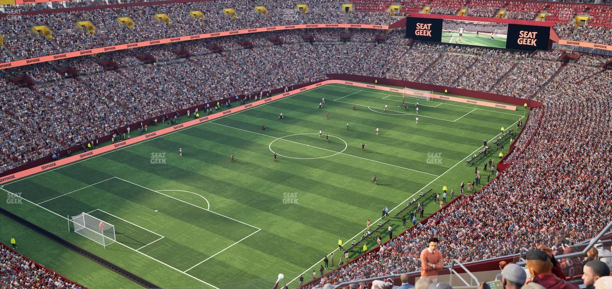 Northwest Stadium - Section 408 Seat View