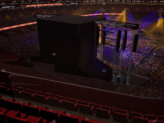 Northwest Stadium - Section 410 Seat View