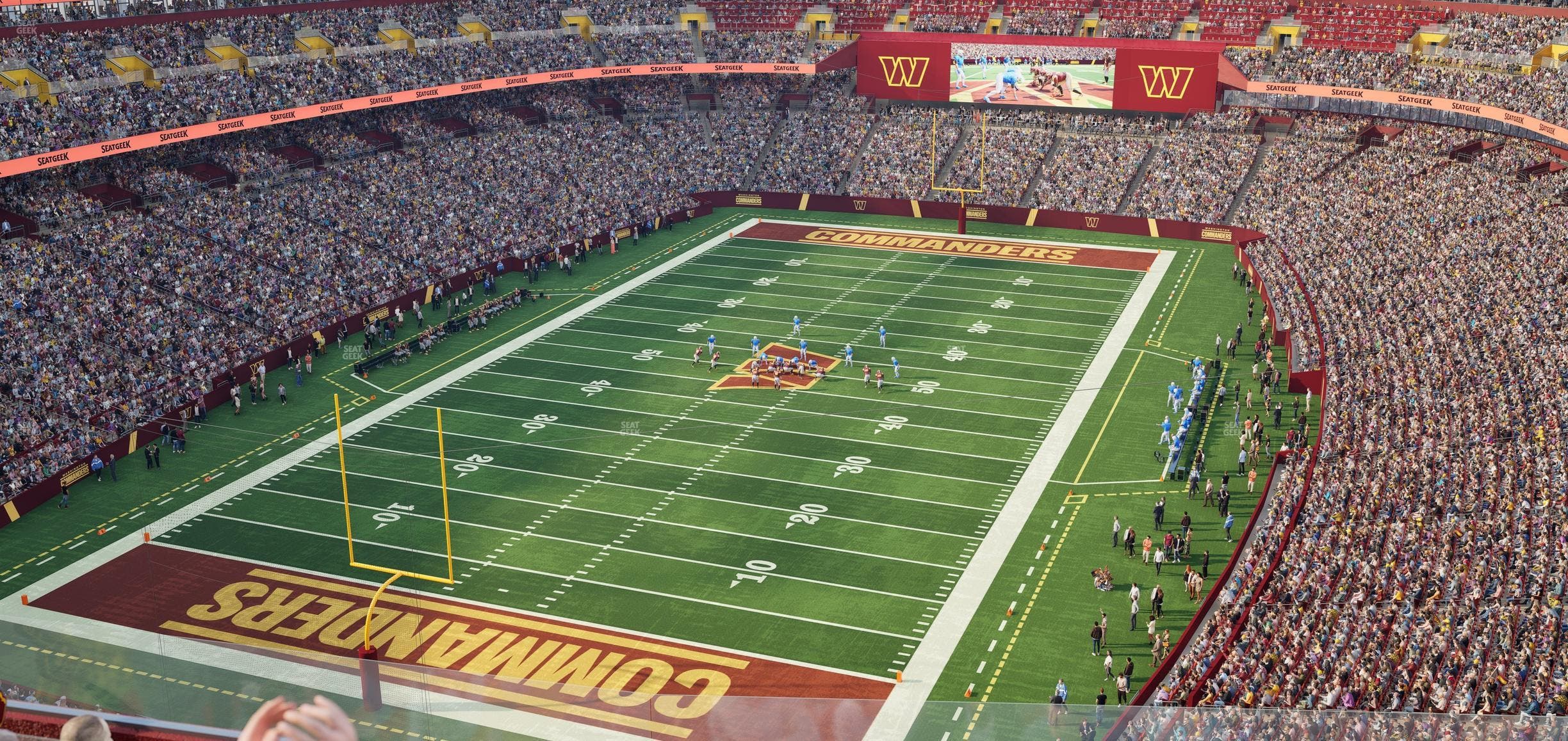 Northwest Stadium - Section 411 Seat View