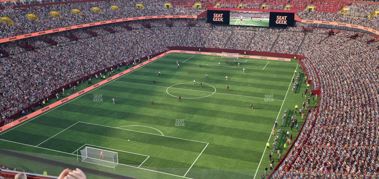 Northwest Stadium - Section 411 Seat View