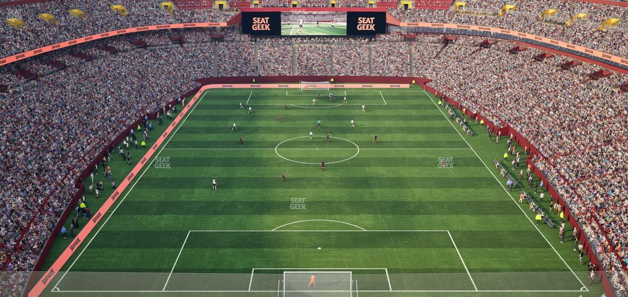 Northwest Stadium - Section 414 Seat View