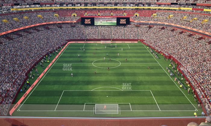 Northwest Stadium - Section 414 Seat View