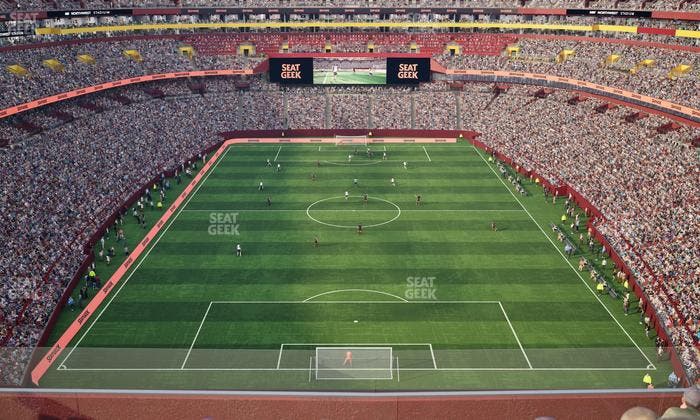 Northwest Stadium - Section 414 Seat View