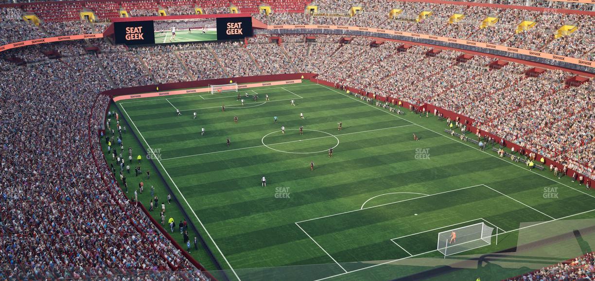 Northwest Stadium - Section 418 Seat View