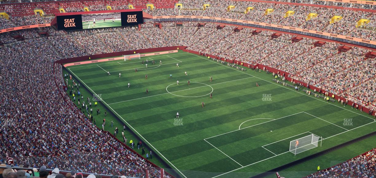 Northwest Stadium - Section 419 Seat View