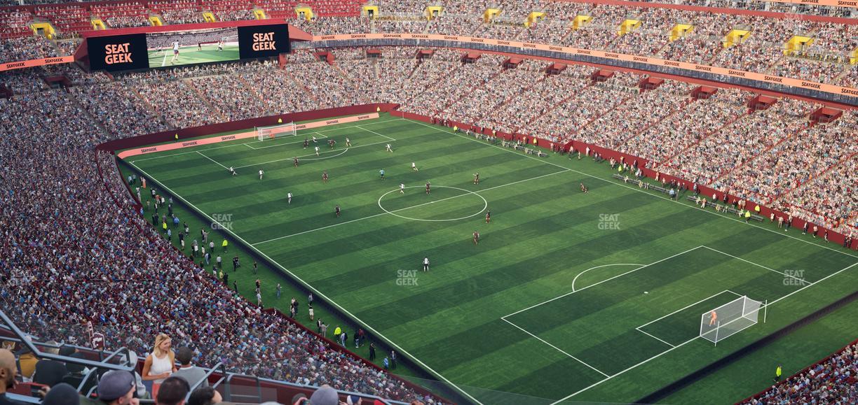 Northwest Stadium - Section 420 Seat View