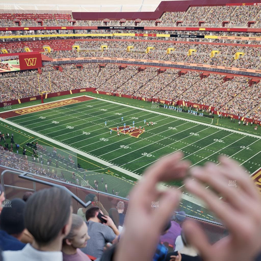 Northwest Stadium - Section 422 Seat View
