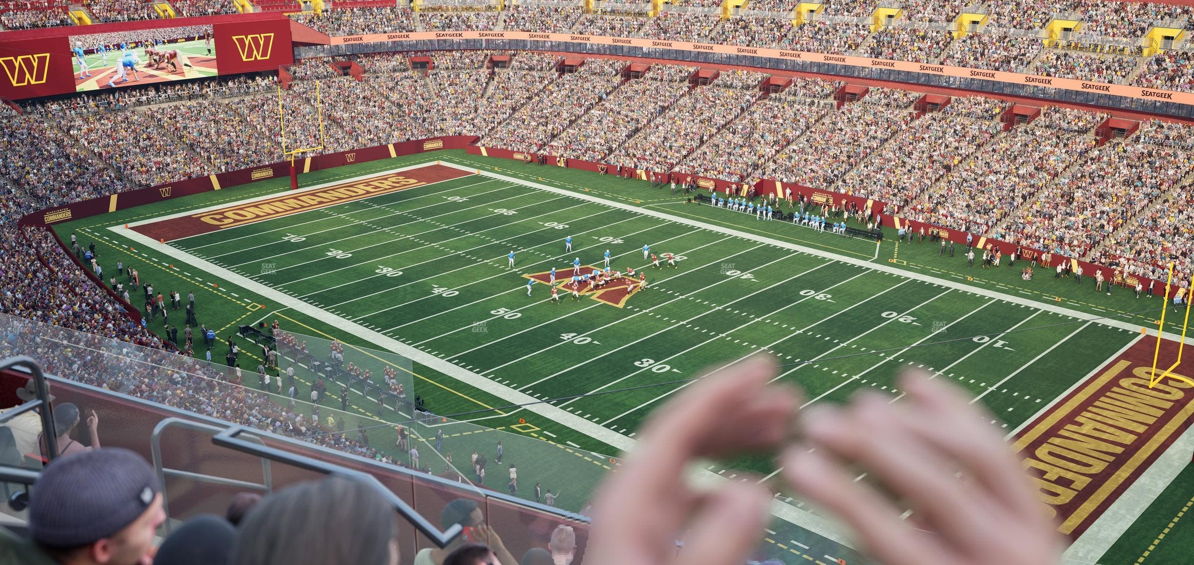 Northwest Stadium - Section 422 Seat View