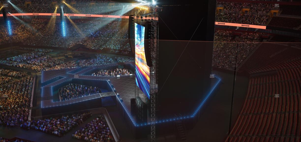 Northwest Stadium - Section 422 Seat View