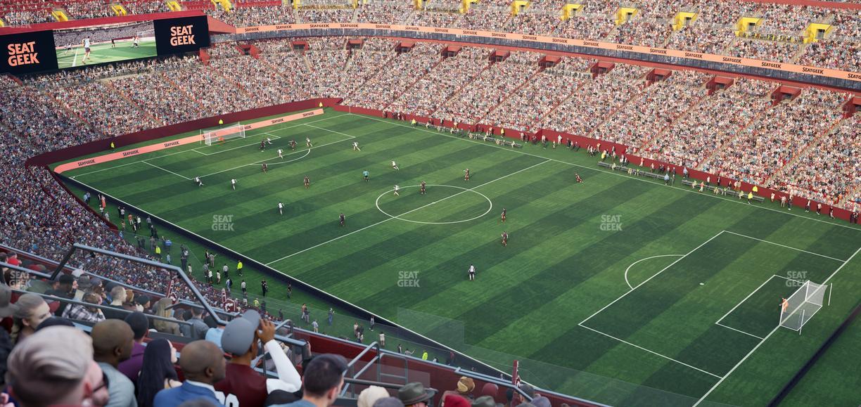 Northwest Stadium - Section 422 Seat View