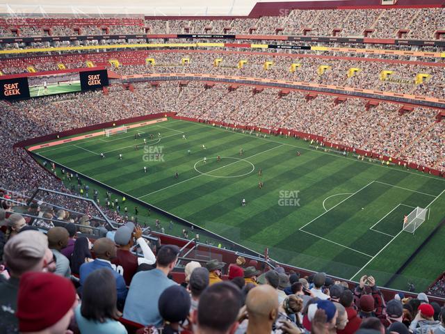 Northwest Stadium - Section 422 Seat View Northwest Stadium - Section 422 Seat View