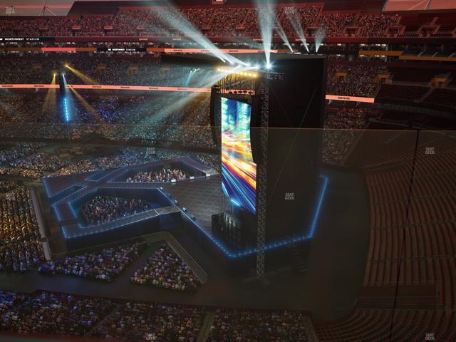 Northwest Stadium - Section 423 Seat View